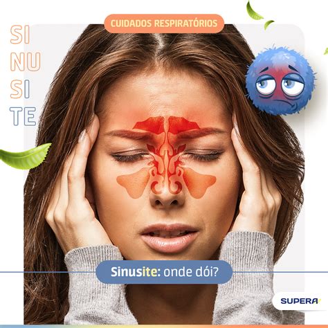 quais os sintomas da sinusite
